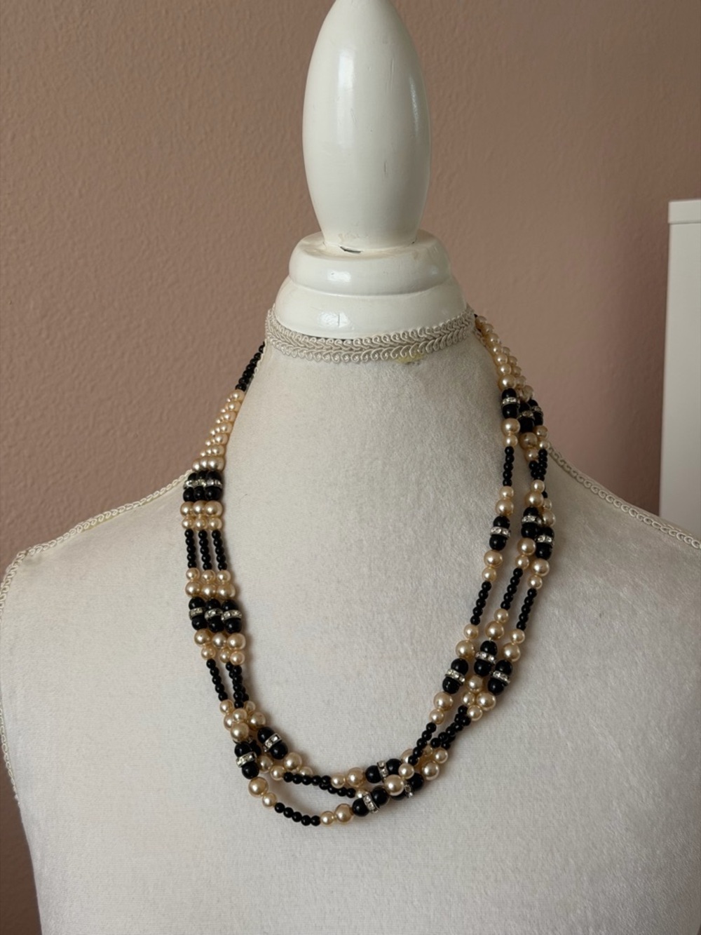 Boho-Chic Multi-Strand Statement Necklace - Turquoise & Coral Tones
